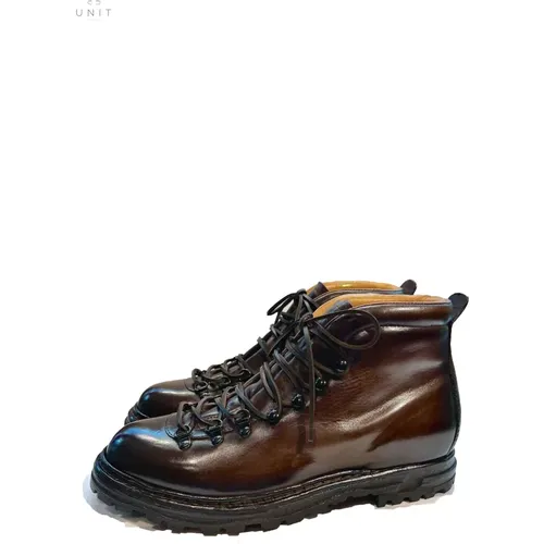 Handmade Hiking Boot, St. Moritz Sohle, , male, Sizes: 11 UK - Officine Creative - Modalova
