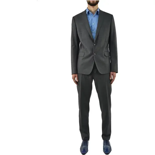 Grey Men`s Suit Set , male, Sizes: L, S - Dsquared2 - Modalova
