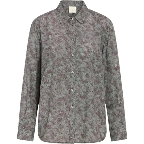 Classic Silk Shirt with Modern Touch , female, Sizes: XS, 2XS, M, S, L - Heartmade - Modalova