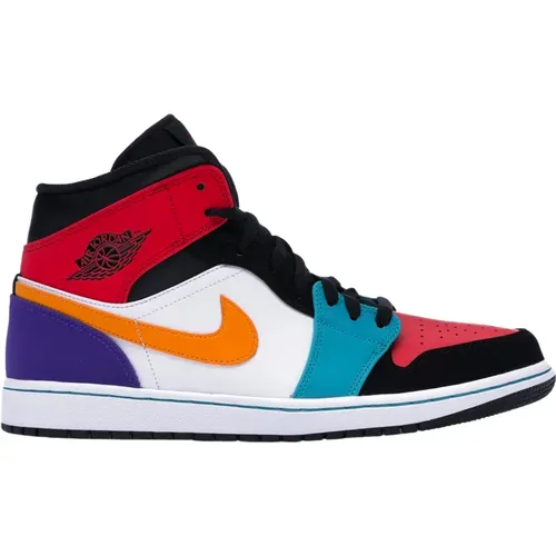 Limited Edition Air Jordan 1 Mid , male, Sizes: 7 UK, 15 1/2 UK, 11 UK, 13 UK, 10 UK, 10 1/2 UK, 8 1/2 UK, 9 UK, 13 1/2 UK, 8 UK - Nike - Modalova