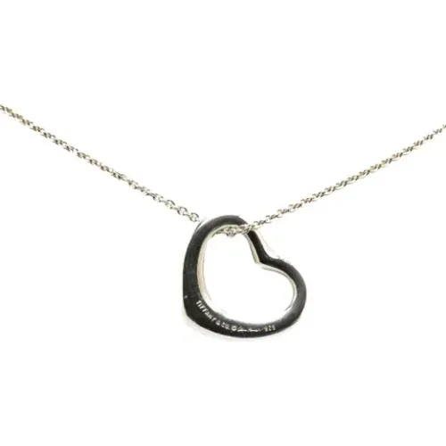 Pre-owned Jewellery, female, , Size: ONE SIZE Pre-owned Silver necklaces - Tiffany & Co. Pre-owned - Modalova