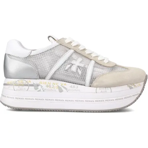 Womens Shoes Sneakers Bianco Noos , female, Sizes: 6 UK, 7 UK - Premiata - Modalova