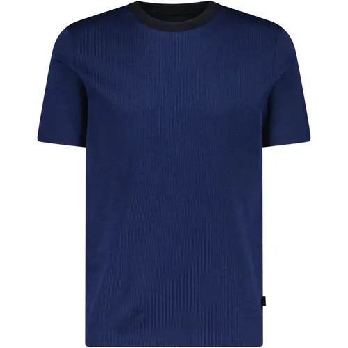 Cotton Tiburt T-Shirt , male, Sizes: S, L - Hugo Boss - Modalova