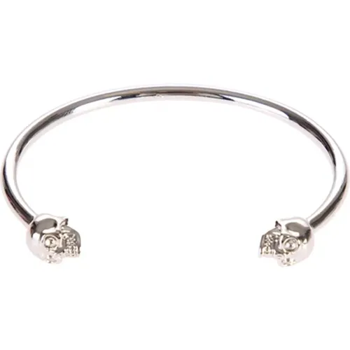Skull Bracelet - Edgy Glamour Touch , female, Sizes: S, ONE SIZE - alexander mcqueen - Modalova