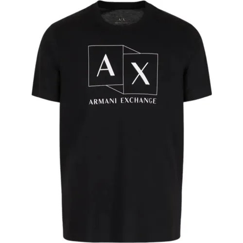 Stylisches T-Shirt , Herren, Größe: M - Armani Exchange - Modalova