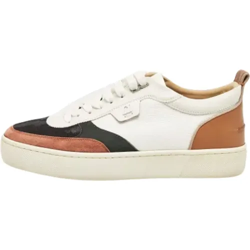 Pre-owned Sneakers, male, , Size: 11 US Pre-owned Leather sneakers - Christian Louboutin Pre-owned - Modalova