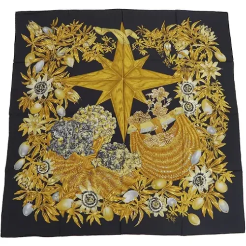 Pre-owned Scarves, female, , Size: ONE SIZE Pre-owned Silk scarves - Hermès Vintage - Modalova