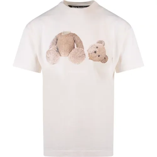 Bear T-Shirt , male, Sizes: XL, S - Palm Angels - Modalova