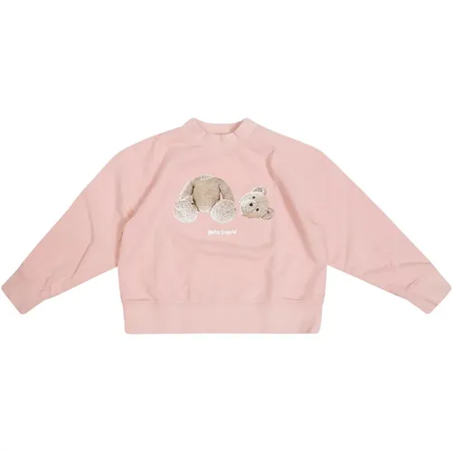 Bären Grafik Fleece Sweatshirt für Kinder - Palm Angels - Modalova