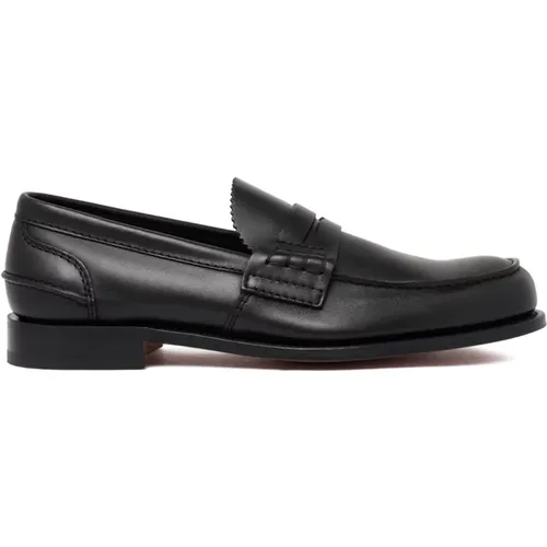 Loafers, male, , Size: 10 US Flat Shoes Elegant Style - Church's - Modalova