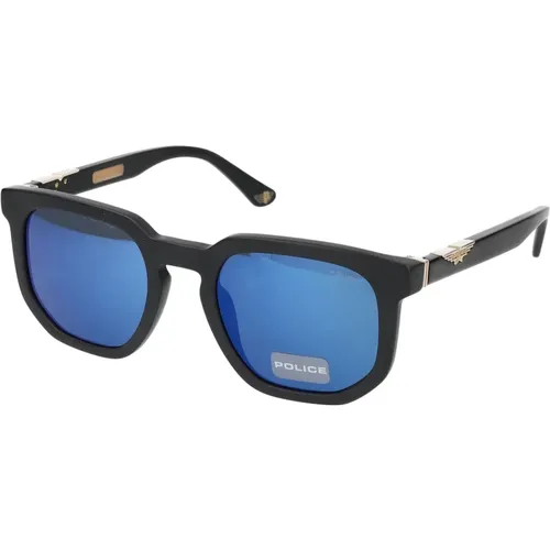 Stylische Sonnenbrille Splf88 , Herren, Größe: 52 MM - Police - Modalova