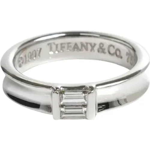 Pre-owned Jewellery, female, , Size: ONE SIZE Pre-owned White Gold rings - Tiffany & Co. Pre-owned - Modalova