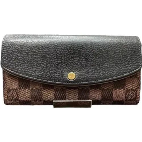 Pre-owned Wallets, male, , Size: ONE SIZE Pre-owned Canvas wallets - Louis Vuitton Vintage - Modalova