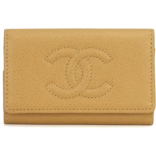 Pre-owned Accessories, female, , Size: ONE SIZE Pre-owned Leather key-holders - Chanel Vintage - Modalova