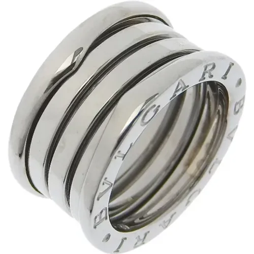 Pre-owned Jewellery, female, , Size: ONE SIZE Pre-owned White Gold rings - Bvlgari Vintage - Modalova