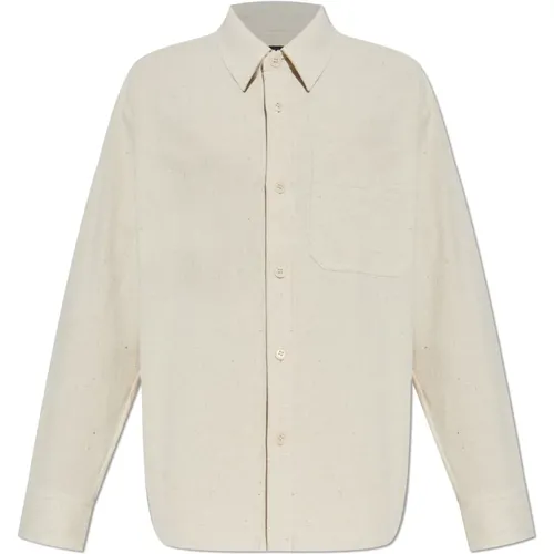 Casual Shirts, male, , Size: XL Shirt with pocket - A.p.c. - Modalova