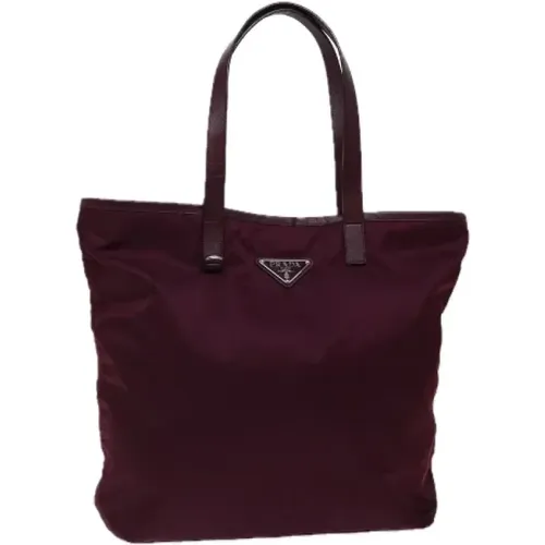 Pre-owned Tote Bags, female, , Size: ONE SIZE Pre-owned Nylon prada-bags - Prada Vintage - Modalova