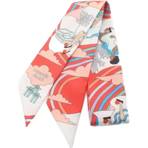 Pre-owned Silk scarves , female, Sizes: ONE SIZE - Hermès Vintage - Modalova