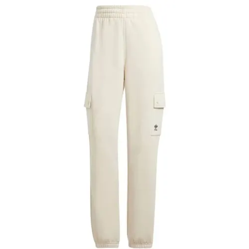 Weiße Casual Hose , Damen, Größe: L - Adidas - Modalova