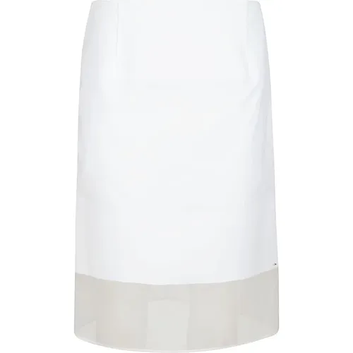 Canvas Skirt , female, Sizes: S, M, XS - SPORTMAX - Modalova