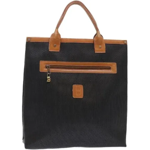 Pre-owned Tote Bags, female, , Size: ONE SIZE Pre-owned Canvas handbags - Bally Pre-owned - Modalova