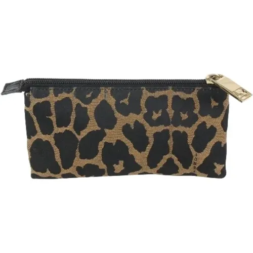 Pre-owned Clutches, female, , Size: ONE SIZE Pre-owned Canvas fendi-bags - Fendi Vintage - Modalova