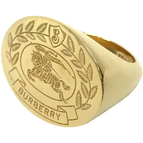 Pre-owned Metal rings , female, Sizes: ONE SIZE - Burberry Vintage - Modalova