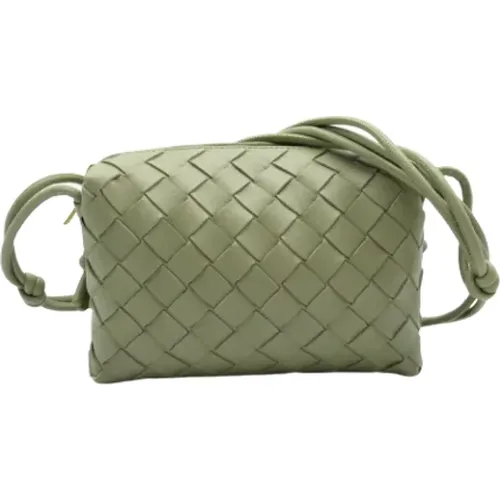 Pre-owned Leather shoulder-bags , female, Sizes: ONE SIZE - Bottega Veneta Vintage - Modalova