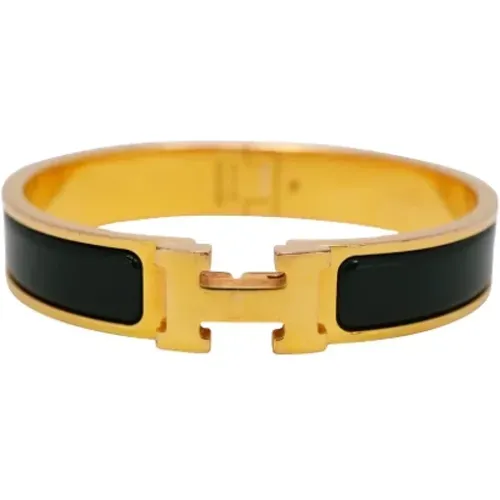 Pre-owned Jewellery, female, , Size: ONE SIZE Pre-owned Gold bracelets - Hermès Vintage - Modalova