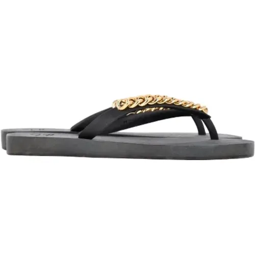 Pre-owned Flats, female, , Size: 4 US Pre-owned Rubber sandals - Giuseppe Zanotti Pre-owned - Modalova