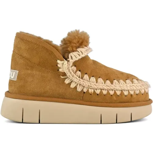 Winter Boots, female, , Size: 10 US Eskimo Bounce Sneakers Cognac - Mou - Modalova