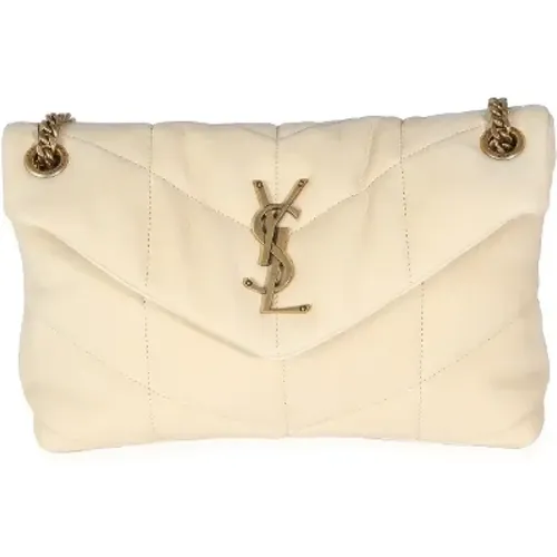 Pre-owned Suede shoulder-bags , female, Sizes: ONE SIZE - Yves Saint Laurent Vintage - Modalova