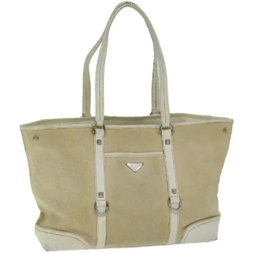 Pre-owned Cotton prada-bags , female, Sizes: ONE SIZE - Prada Vintage - Modalova