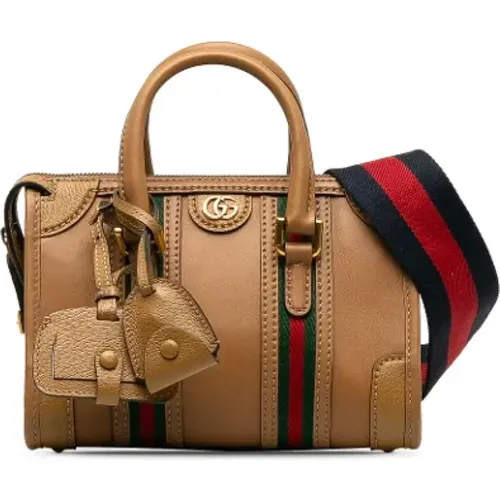 Pre-owned Tote Bags, female, , Size: ONE SIZE Pre-owned Leather gucci-bags - Gucci Vintage - Modalova