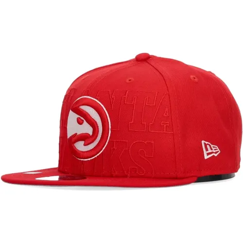 Caps, male, , Size: ONE SIZE Flat Visor Cap NBA Draft Atlanta Hawks - new era - Modalova