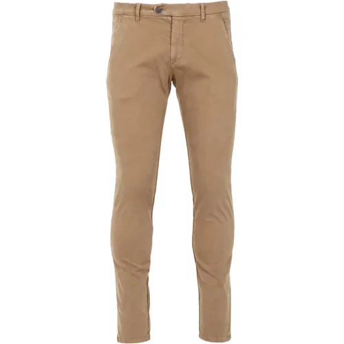 Winter Gabardine Hose , Herren, Größe: W38 - Roy Roger's - Modalova