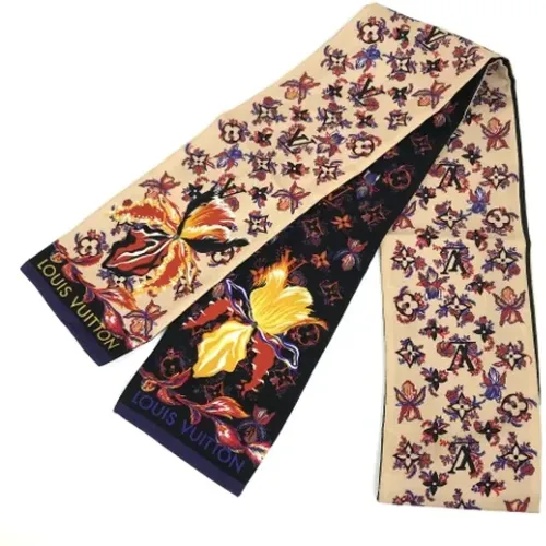 Pre-owned Scarves, female, , Size: ONE SIZE Pre-owned Fabric scarves - Louis Vuitton Vintage - Modalova