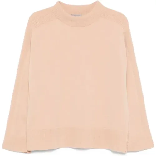 Turtlenecks, female, , Size: L Wool-Blend Crew-Neck Sweater - D.Exterior - Modalova