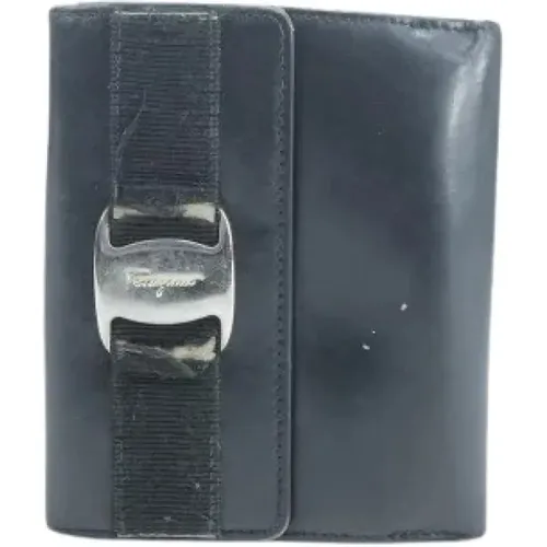 Pre-owned Wallets, female, , Size: ONE SIZE Pre-owned Leather wallets - Salvatore Ferragamo Pre-owned - Modalova