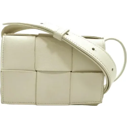 Pre-owned Cross Body Bags, female, , Size: ONE SIZE Pre-owned Leather shoulder-bags - Bottega Veneta Vintage - Modalova