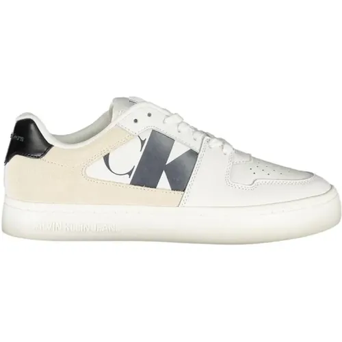 Sneakers with Contrast Details , female, Sizes: 5 UK, 4 UK, 6 UK, 8 UK, 7 UK, 3 UK - Calvin Klein - Modalova