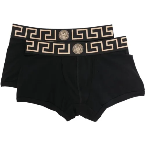 Bottoms, male, , Size: 2XL Luxury Underwear with Medusa Head Motif - Versace - Modalova