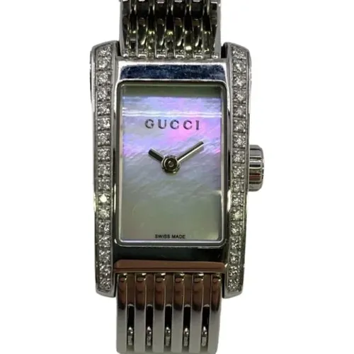 Pre-owned Watches, female, , Size: ONE SIZE Pre-owned Stainless Steel watches - Gucci Vintage - Modalova