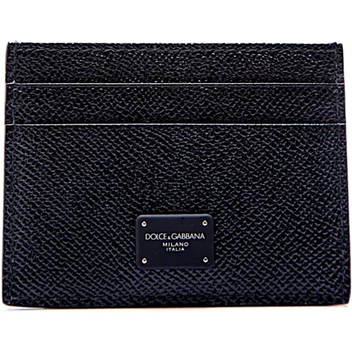 Stylish Card Holder Wallet , male, Sizes: ONE SIZE - Dolce & Gabbana - Modalova