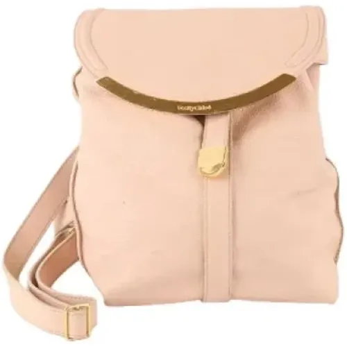 Pre-owned Leather backpacks , female, Sizes: ONE SIZE - Chloé Pre-owned - Modalova