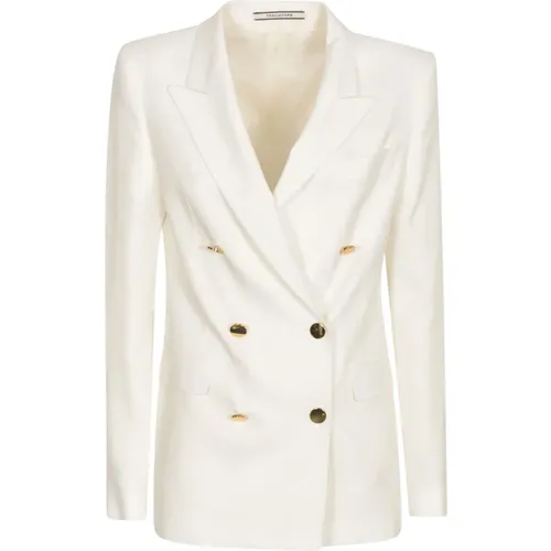 Outerwear with Peak Lapels , female, Sizes: S - Tagliatore - Modalova