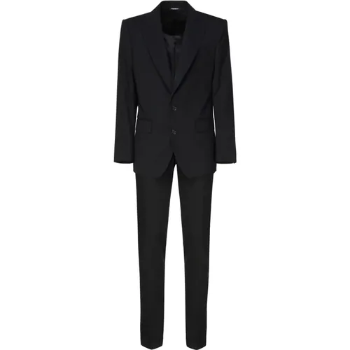 Single Breasted Suits, male, , Size: XL Dresses - Dolce & Gabbana - Modalova