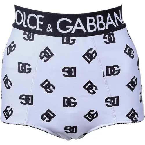 Logo Print Panties for Women , female, Sizes: XS - Dolce & Gabbana - Modalova