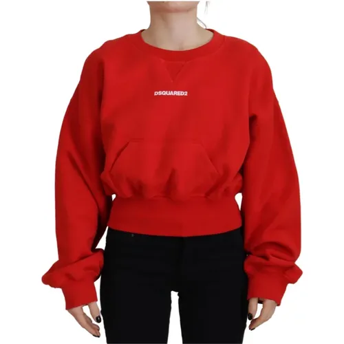 Roter Logo Print Pullover Dsquared2 - Dsquared2 - Modalova