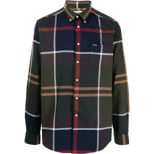 MultiColour Dunoon Tartan Hemd , Herren, Größe: M - Barbour - Modalova